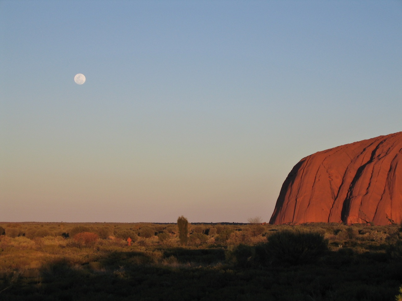 Vollmond @ Ayers Rock