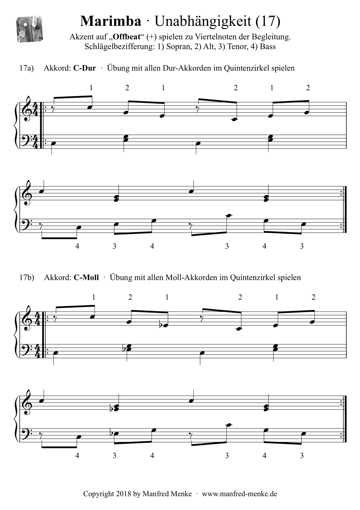 Marimba · Unabhaengigkeit (Seite 17)