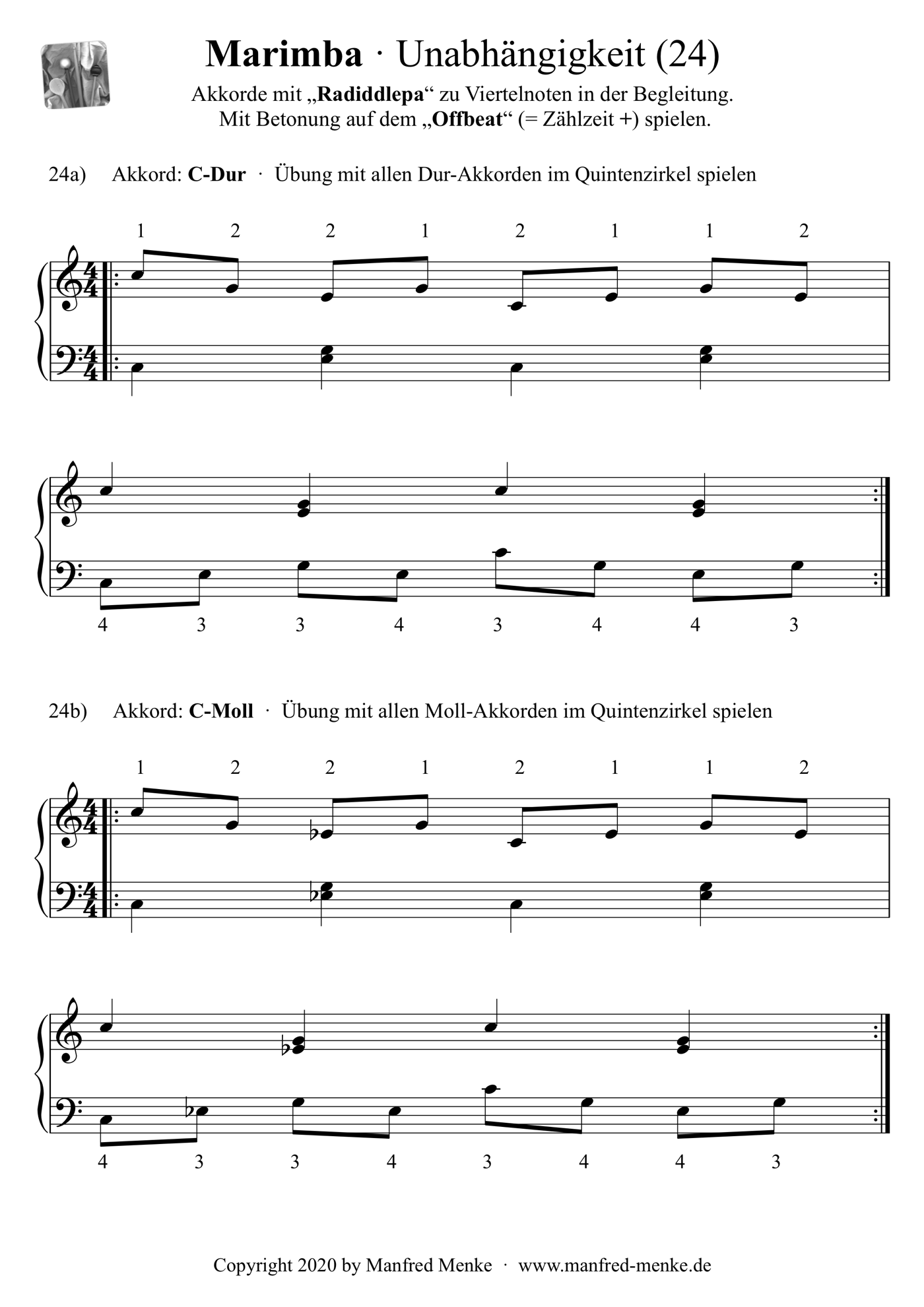 Marimba · Unabhaengigkeit (Seite 24)